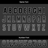 Custom Black Grey Jerseys for Men Women Personalized Soccer Uniforms for Adult and Kid