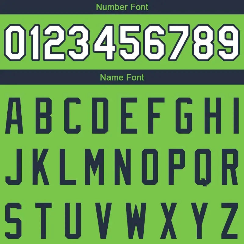 Custom Stitched Basketball Jersey for Men, Women And Kids Neon Green-Navy-White enthsush