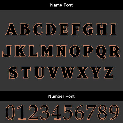 Custom Black Orange Soccer Jerseys for Men Women Personalized Soccer Uniforms for Adult and Kid enthsush