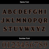 Custom Black Orange Soccer Jerseys for Men Women Personalized Soccer Uniforms for Adult and Kid