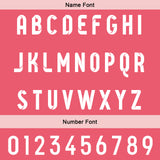 Custom Pink Reversible Football Jersey Personalized Gradient Football Shirts for Men Printed Team Name Number Logo