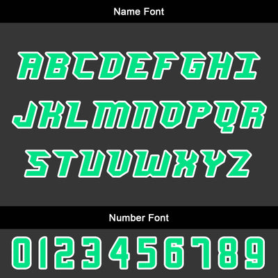 Custom Green Basketball Jersey Uniform Suit Printed Your Logo Name Number enthsush