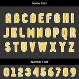 Custom Yellow Blue Basketball Jersey Uniform Suit Printed Your Logo Name Number