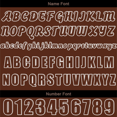 Custom Brown Baseball Jersey Personalized Baseball Shirt for Men Women Kids Youth enthsush