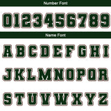 Custom White Green Brown Waterproof Varsity Jackets Personalized Stitched Name Number Logo to Letterman Jackets