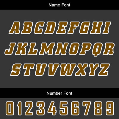 Custom Brown Basketball Jersey Uniform Suit Printed Your Logo Name Number enthsush