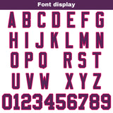 Custom White Pink Football Jersey Personalized Football Shirts for Men Women  Printed Team Name Number Logo