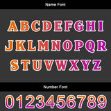 Custom Purple Orange Soccer Jerseys for Men Women Personalized Soccer Uniforms for Adult and Kid