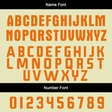 Custom Green Orange Jerseys for Men Women Personalized Soccer Uniforms for Adult and Kid