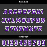 Custom White Yellow Violet Basketball Jersey Uniform Suit Printed Your Logo Name Number
