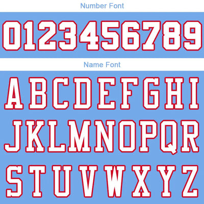 Custom Stitched Basketball Jersey for Men, Women And Kids Light Blue-White-Red enthsush