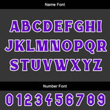 Custom  Orange Purple Basketball Jersey Uniform Suit Printed Your Logo Name Number