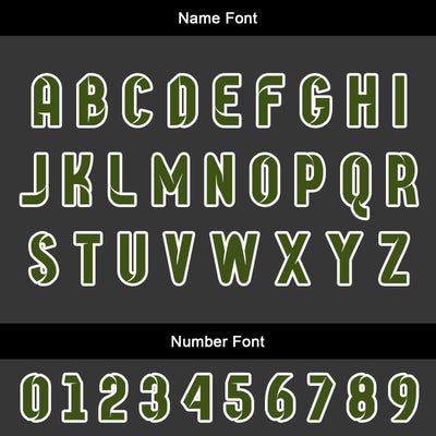 Custom Olive Green Basketball Jersey Uniform Suit Printed Your Logo Name Number enthsush