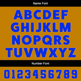 Custom Yellow Blue Jerseys for Men Women Personalized Soccer Uniforms for Adult and Kid