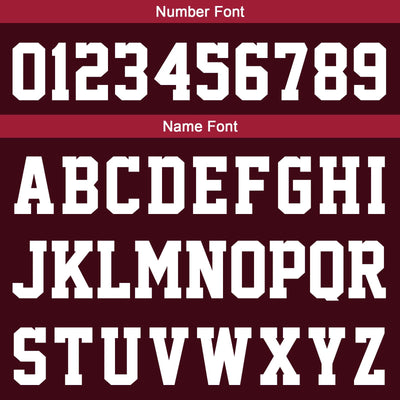 Custom Burgundy Sleeve Hoodies for Men Women Shirts with Hoods Printed Name Logo enthsush
