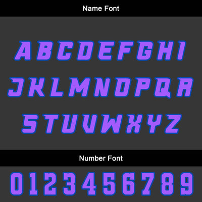 Custom Blue Violet Basketball Jersey Uniform Suit Printed Your Logo Name Number enthsush