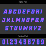 Custom Blue Violet Basketball Jersey Uniform Suit Printed Your Logo Name Number