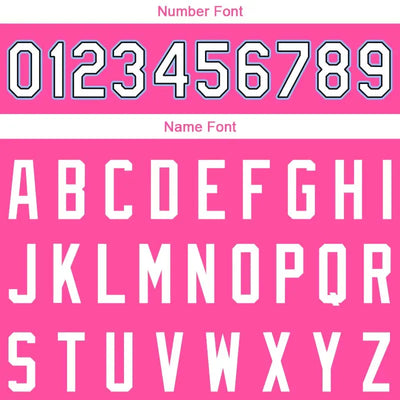 Custom Stitched Basketball Jersey for Men, Women And Kids Pink-White-Light Blue enthsush