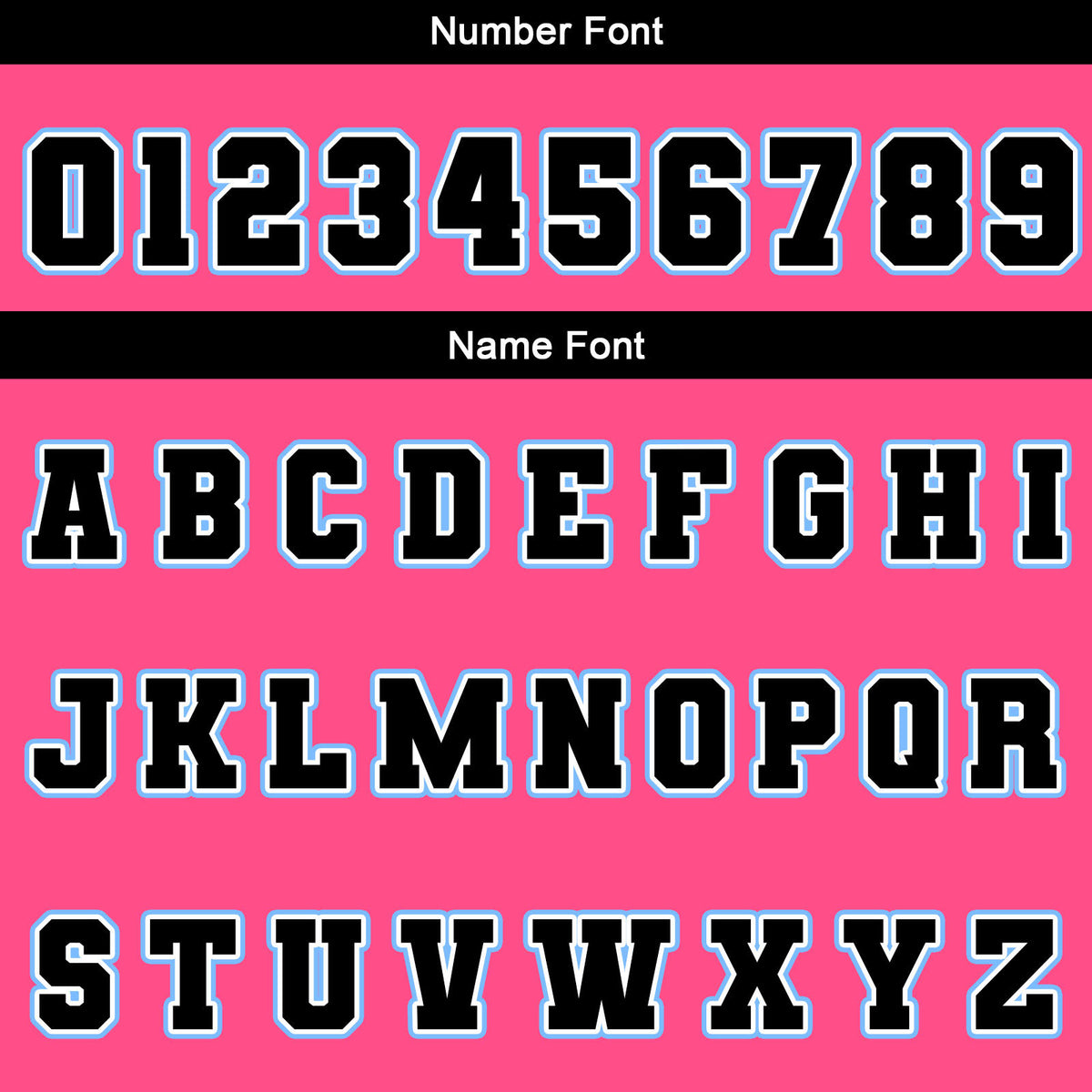 Custom Black Pink Light Blue Waterproof Varsity Jackets Personalized Stitched Name Number Logo to Letterman Jackets enthsush