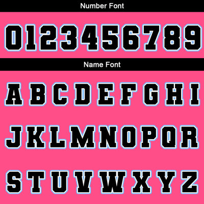 Custom Black Pink Light Blue Waterproof Varsity Jackets Personalized Stitched Name Number Logo to Letterman Jackets enthsush