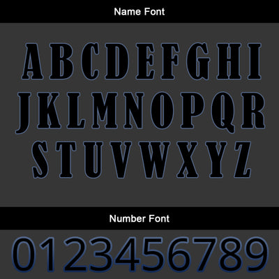 Custom Black Deepblue Jerseys for Men Women Personalized Soccer Uniforms for Adult and Kid enthsush