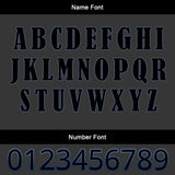 Custom Black Deepblue Jerseys for Men Women Personalized Soccer Uniforms for Adult and Kid