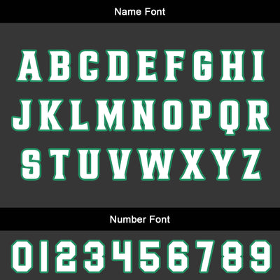 Custom Black Dark Green Basketball Jersey Uniform Suit Printed Your Logo Name Number enthsush