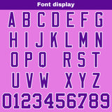 Custom Pink Purple Football Jersey Personalized Football Shirts for Men Women  Printed Team Name Number Logo