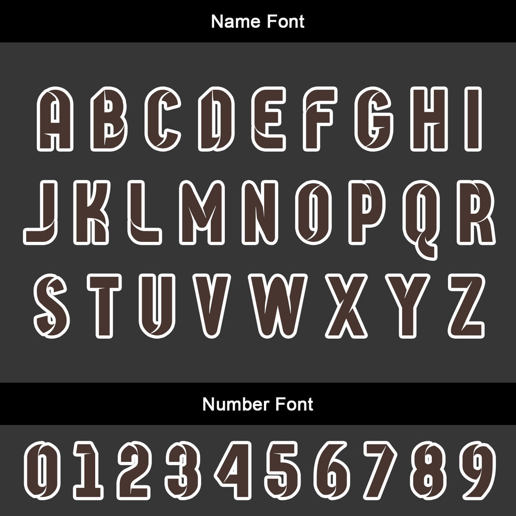 Custom Brown Basketball Jersey Uniform Suit Printed Your Logo Name Number enthsush