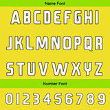 Custom Green Yellow Reversible Football Jersey Personalized Gradient Football Shirts for Men Printed Team Name Number Logo