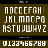 Custom Brown Silver Jerseys for Men Women Personalized Soccer Uniforms for Adult and Kid