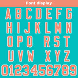 Custom Cyan Pink Football Jersey Personalized Football Shirts for Men Women  Printed Team Name Number Logo