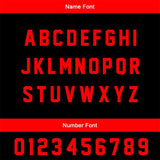 Custom Black Red Basketball Soccer Football Shooting Long T-Shirt for Adults and Kids