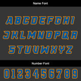 Custom Orange Blue Basketball Jersey Uniform Suit Printed Your Logo Name Number