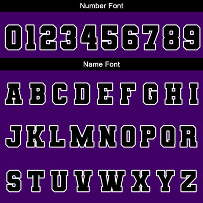Custom Black Purple White Waterproof Varsity Jackets Personalized Stitched Name Number Logo to Letterman Jackets enthsush