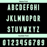 Custom Black Light Green Reversible Football Jersey Personalized Gradient Football Shirts for Men Printed Team Name Number Logo