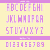 Custom Cream Pastel Purple Reversible Football Jersey Personalized Gradient Football Shirts for Men Printed Team Name Number Logo