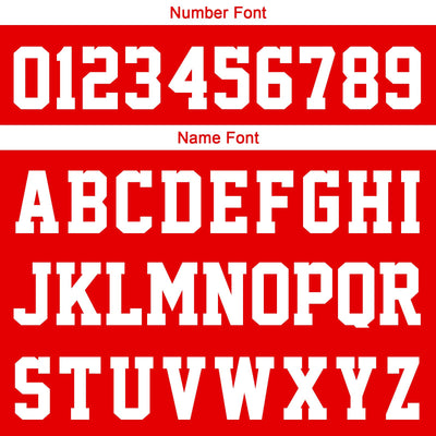 Custom Red Sleeve Hoodies for Men Women Shirts with Hoods Printed Name Logo enthsush