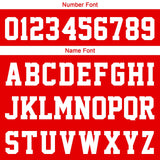 Custom Red Sleeve Hoodies for Men Women Shirts with Hoods Printed Name Logo