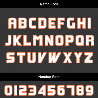 Custom Orange Basketball Jersey Uniform Suit Printed Your Logo Name Number enthsush