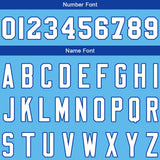 Custom Blue Sweatshirt Hoodie For Men Women Girl Boy Print Your Logo Name Number