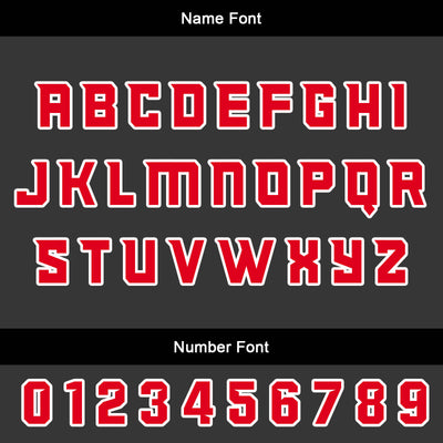 Custom Red Basketball Jersey Uniform Suit Printed Your Logo Name Number enthsush