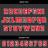 Custom Red Basketball Jersey Uniform Suit Printed Your Logo Name Number