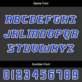 Custom Blue Basketball Jersey Uniform Suit Printed Your Logo Name Number