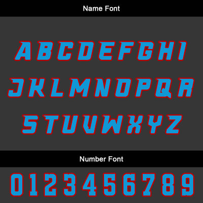 Custom Red Blue Basketball Jersey Uniform Suit Printed Your Logo Name Number enthsush