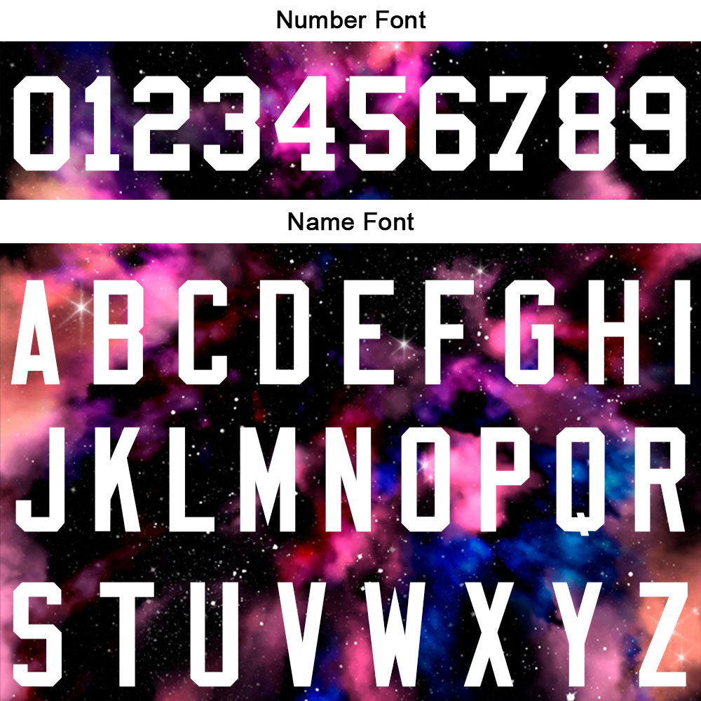 Custom Long Sleeve Windbreaker Jackets Uniform Printed Your Logo Name Number Nebula enthsush