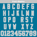 Custom Blue Grey Football Jersey Personalized Football Shirts for Men Women  Printed Team Name Number Logo