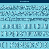 Custom Bule Jersey Personalized Baseball Shirt for Men Women Kids Youth