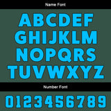 Custom Green Blue Jerseys for Men Women Personalized Soccer Uniforms for Adult and Kid