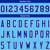 Custom Blue Sweatshirt Hoodie For Men Women Girl Boy Print Your Logo Name Number